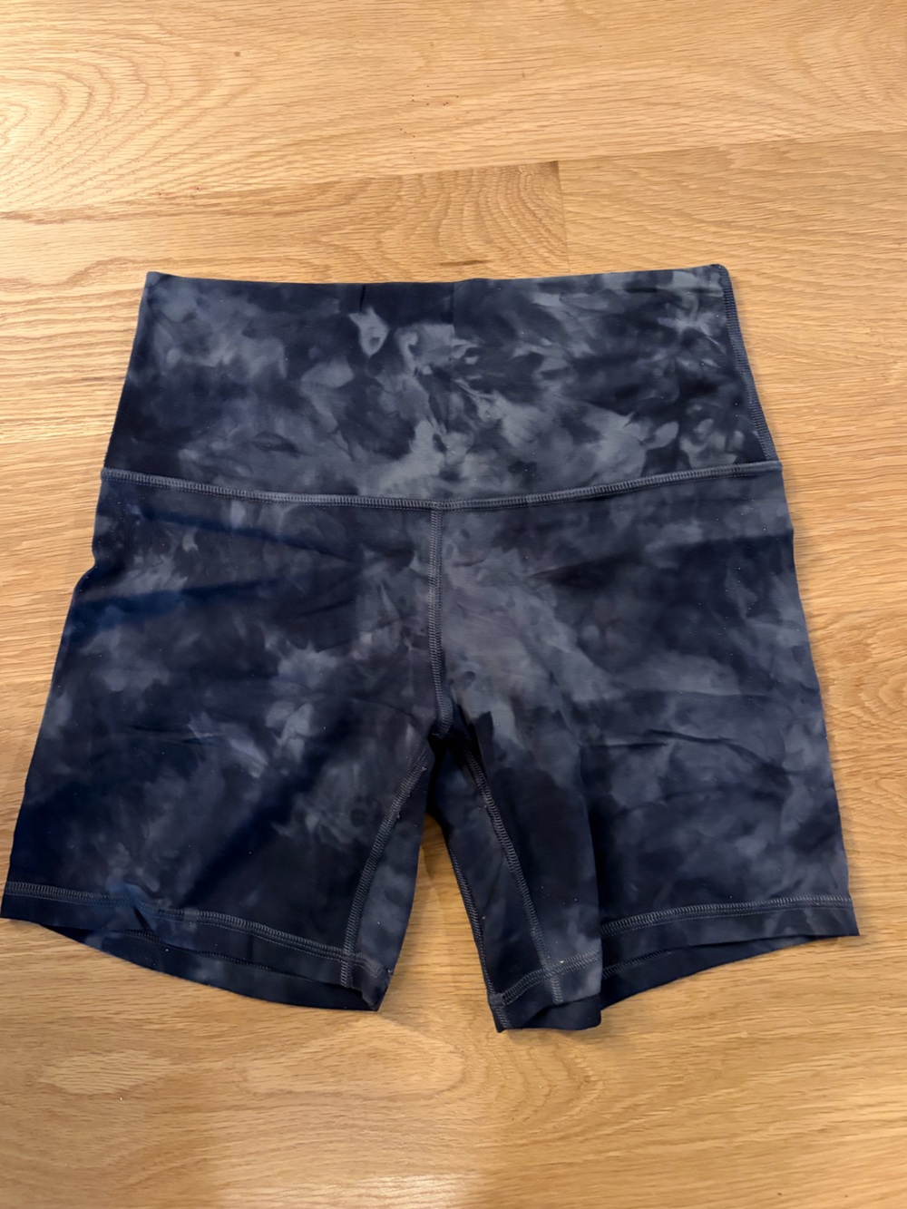 Lululemon Tie-Dye High-Rise Bike Shorts
